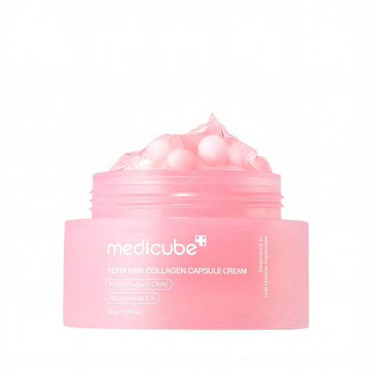 Creme Medicube PDRN Colágeno Rosa | Luminosidade e Tom Uniforme